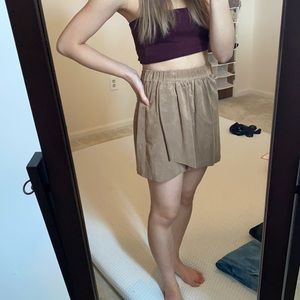 Aritzia Wilfred Suede Skirt